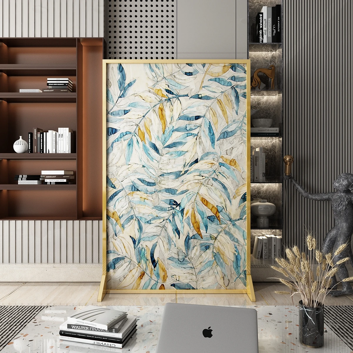 

Простой светильник роскошный художественный экран в европейском стиле, металлический экран для гостиной, спальни, крыльца, офиса, дома