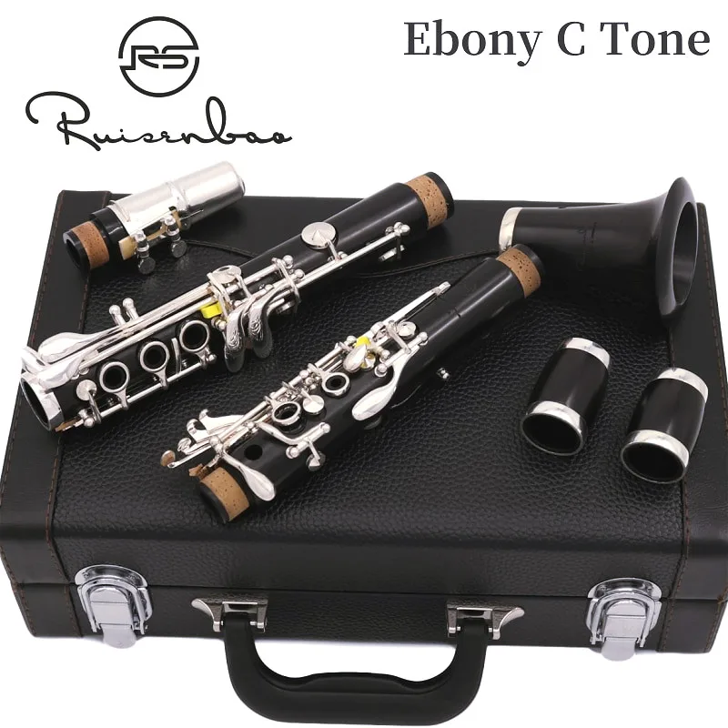 Профессиональный уровень производительности кларнет C тон 17 клавиш эбенового
