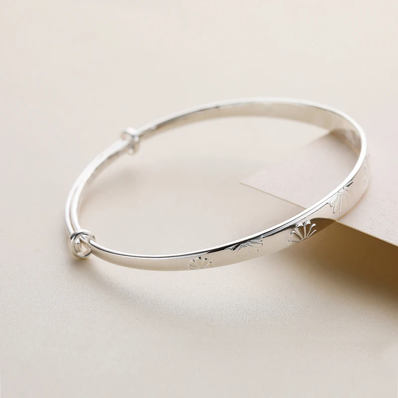 Женский браслет из серебра 2019 пробы с маргариткой | Украшения и аксессуары