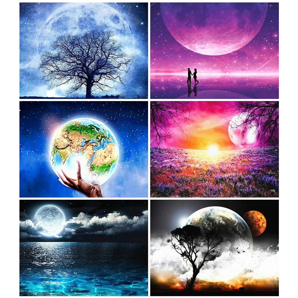 

5D Diy Diamond Painting Home Room Flower Birds Cross Stitch Full Drill Scenery Embroidery Cute Handmade Wall Decor Gift