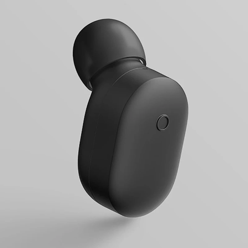 Оригинальные беспроводные мини-наушники-вкладыши Xiaomi, bluetooth наушники IPX4, водонепроницаемые наушники с микрофоном, bluetooth-гарнитура, смарт-наушники с одной кнопкой - Цвет: Черный