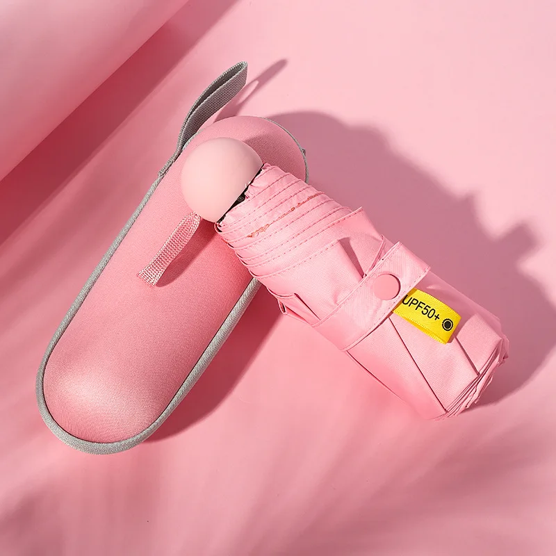 Мини Зонт Simanfei для женщин и детей капсула дождя Маленький Карманный мужчин зонт