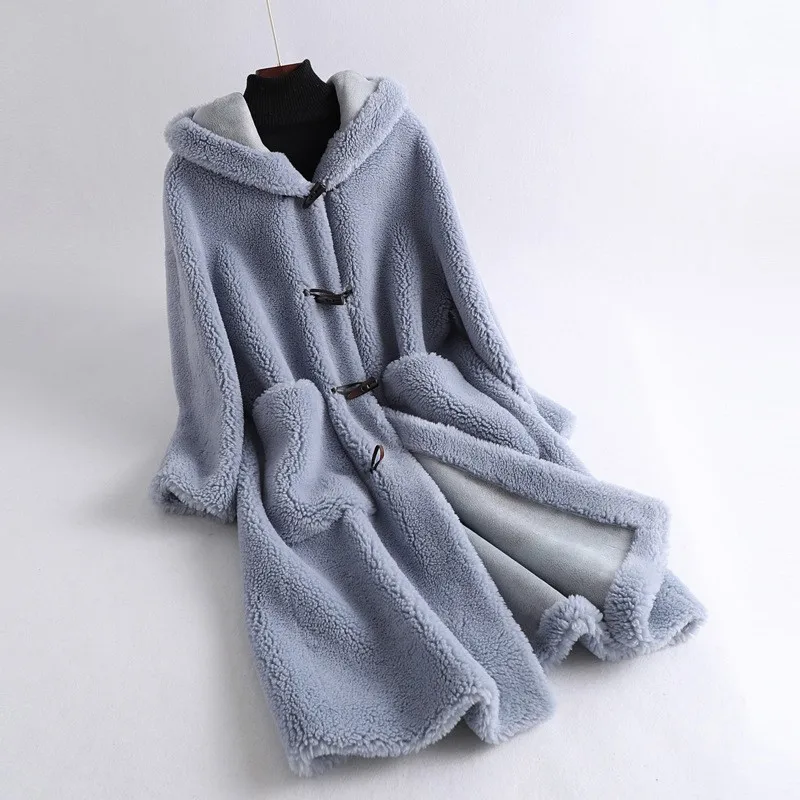 Women Winter Jackets Wool Casual Coats Korean Style Jaqueta Feminina 2021 New Real Fur Coat High Quality Long Sheep Shearling enlarge