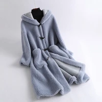 women winter jackets wool casual coats korean style jaqueta feminina 2021 new real fur coat high quality long sheep shearling