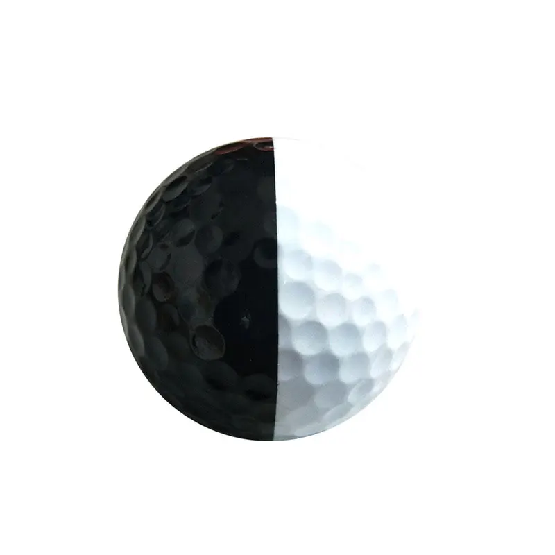 

3pcs 2-Color Golf Ball Black and White Putter Trainning Aid Durable for Indoor Outdoor Use FEA889