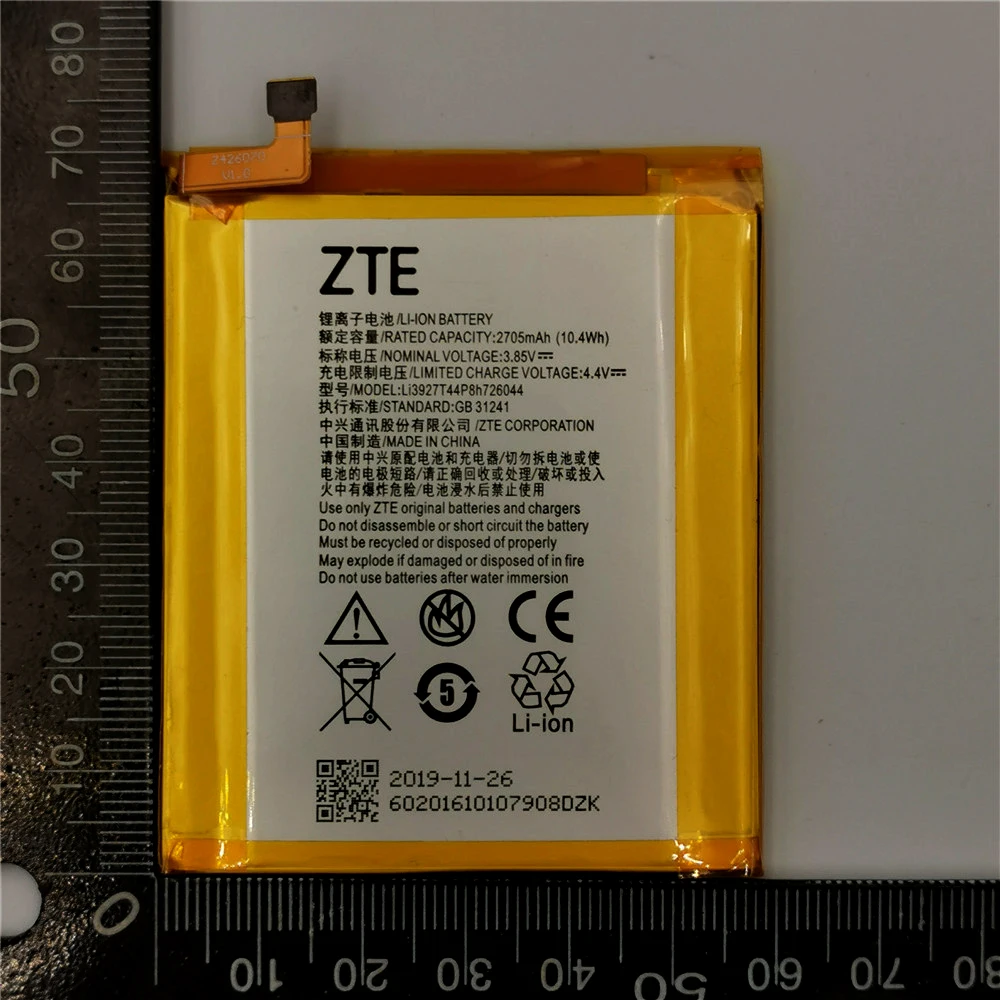 Оригинальный сменный аккумулятор для телефона Li3927T44P8H726044 Аккумулятор ZTE Axon 7 Mini 5 2