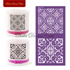 Классический дизайн рамы, фотоформа для торта, сетчатые трафареты, форма для свадебного торта, инструмент для украшения тортов, жаростойкая посуда