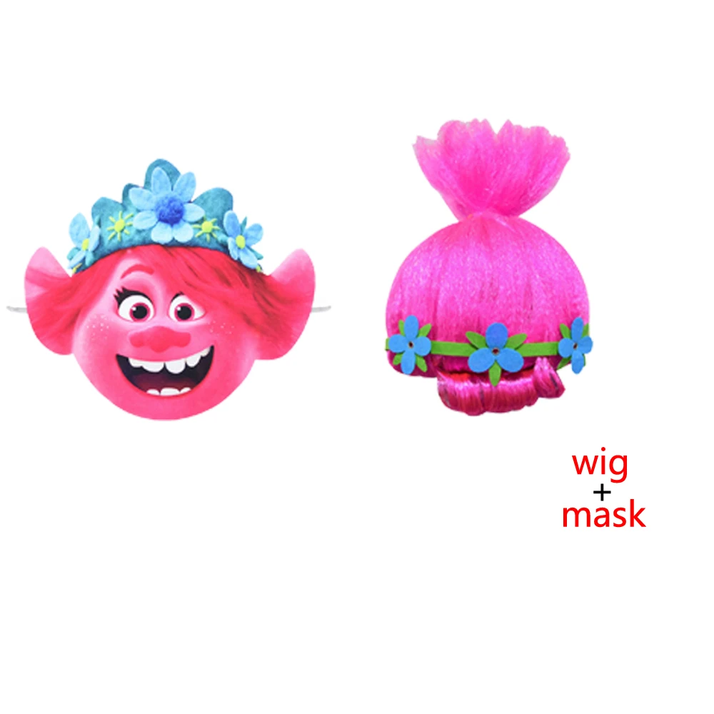 Костюм мака-Тролль для девочек аниме косплей-Костюмы детей нарядное платье на