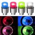 24 шт. колеса автомобиля вентиля покрышек легковых Кепки s светодиодный светильник s велосипед шина для мотоциклов концентратор лампы 4 вида цветов шинного клапана Кепки флэш-спица светильник автомобильные аксессуары