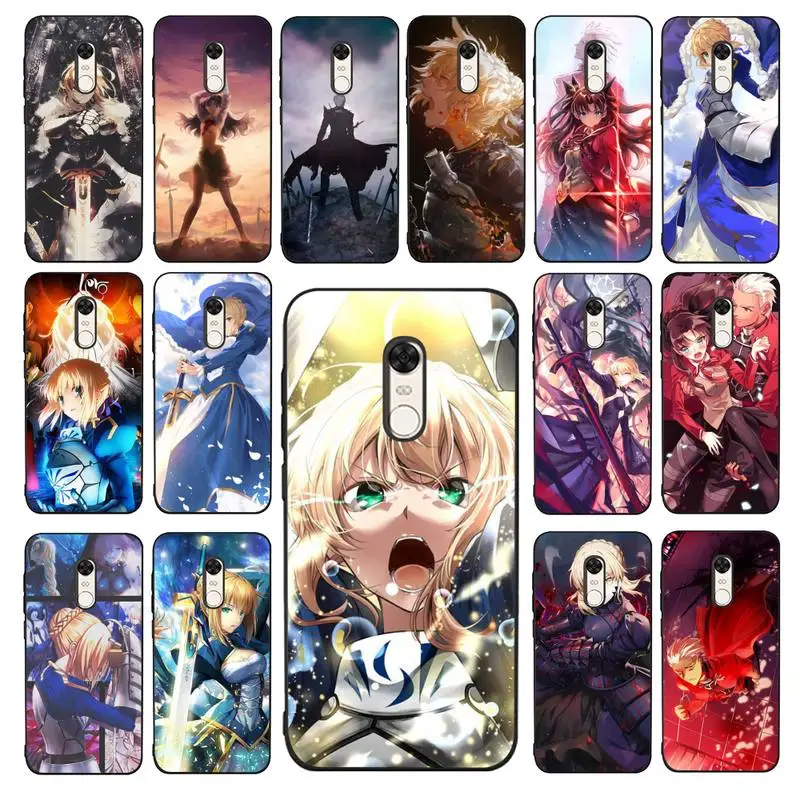 

Anime Fate Zero Stay Night Phone Case for Redmi 5 6 7 8 9 A 5plus K20 4X 6 cover