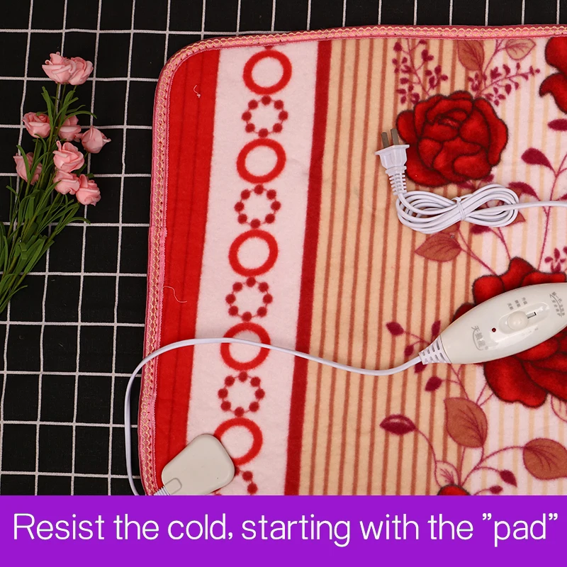 Мягкая фланелевая электрическая грелка зимнее электрическое одеяло ковер для