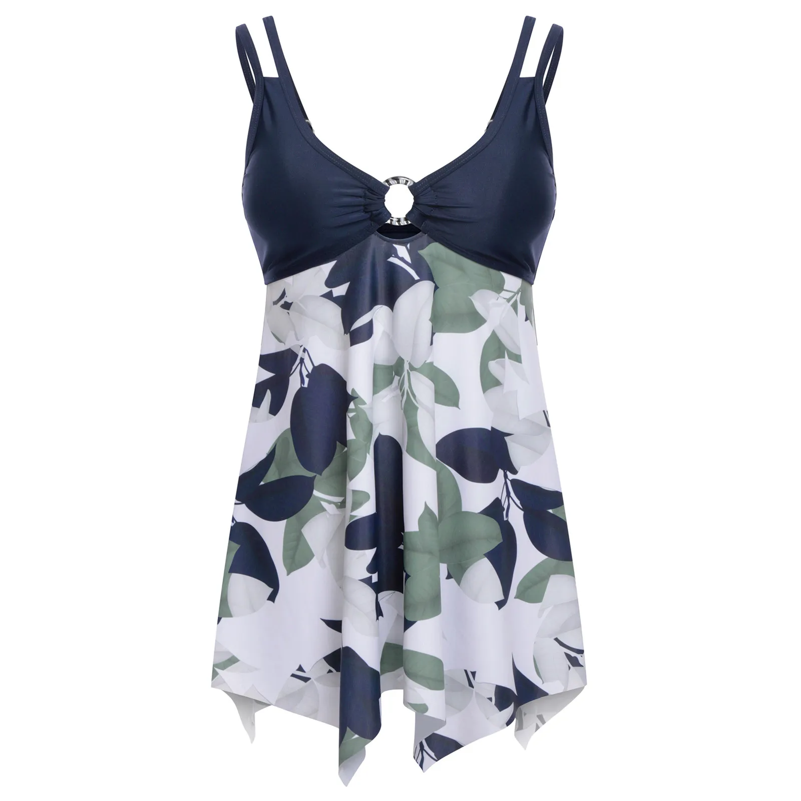 

Women Bikini Sexy Splicing Fashion Prints Split Swimwear Bathing Suit High Waist Swimsuit Two Pieces Mujer Biquini Beachwear Hot