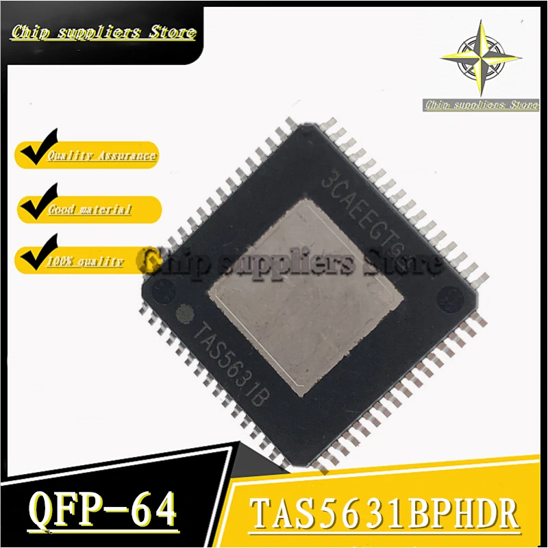 1 шт.-10 шт. // TAS5631BPHDR QFP-64 TAS5631B QFP64 5631B аудио усилитель Nwe тонкие материалы 100% качество