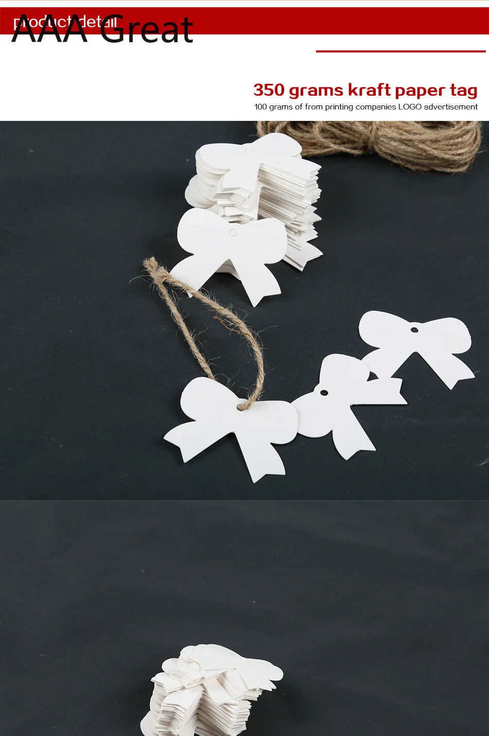 100 шт./лот Бумажная Этикетка из крафт-бумаги ценники свадебное Рождественское