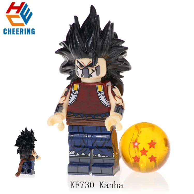 KF730 Without Box Одиночная строительные блоки Dragon Ball пластиковый кирпич Gogeta Son Goku фигурки для детей игрушки KF6069 KF6057 KF6048 KF6040 - Цвет: KF730 Without Box
