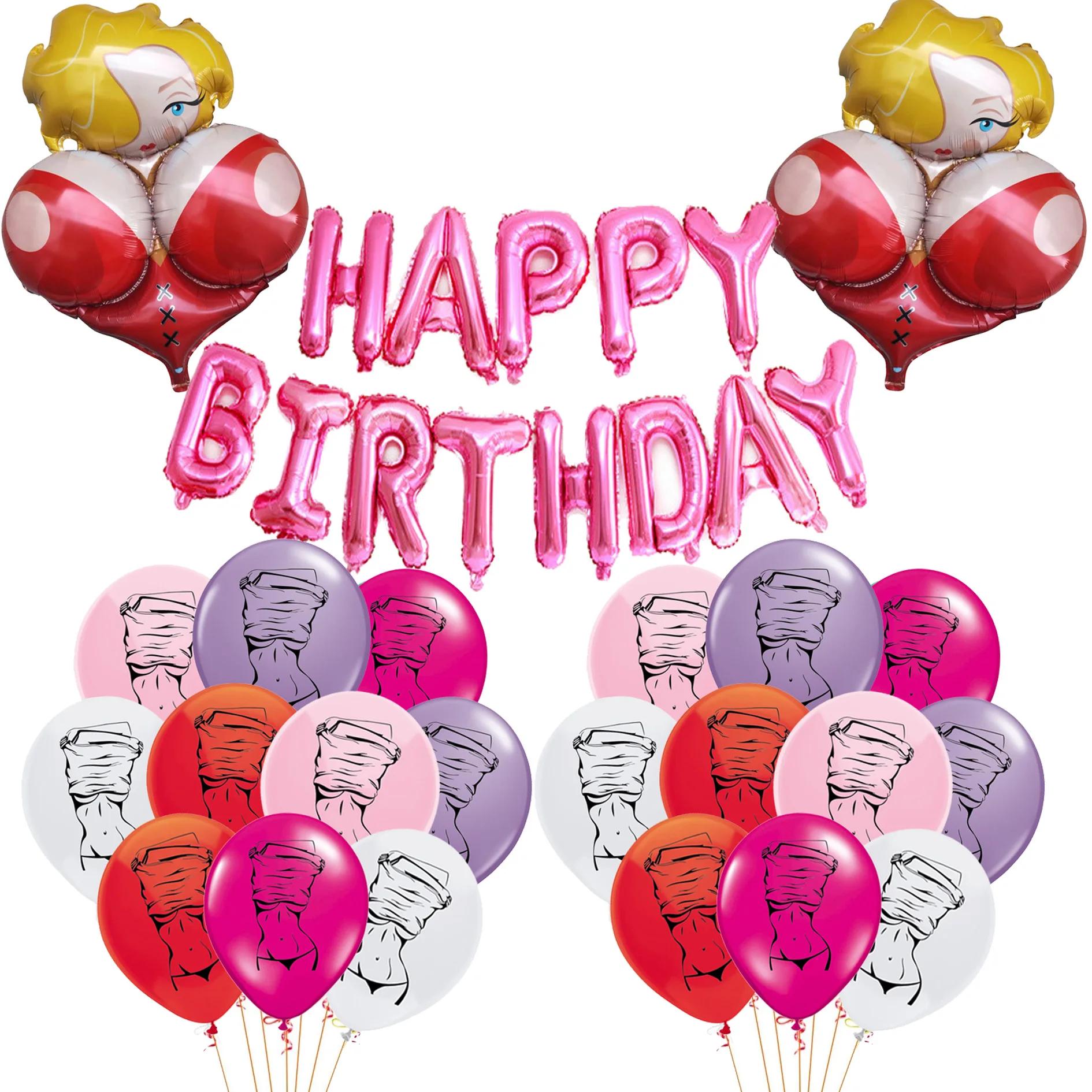 Сексуальная Девушка Горячая куриная вечеринка украшения большой розовый