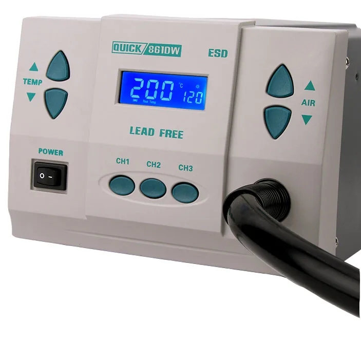 

Горячий воздух пистолет сварочный стол цифровой дисплей бессвинцовый мобильный телефон ремонт паяльник высокочастотная мощность быстрая 861DW