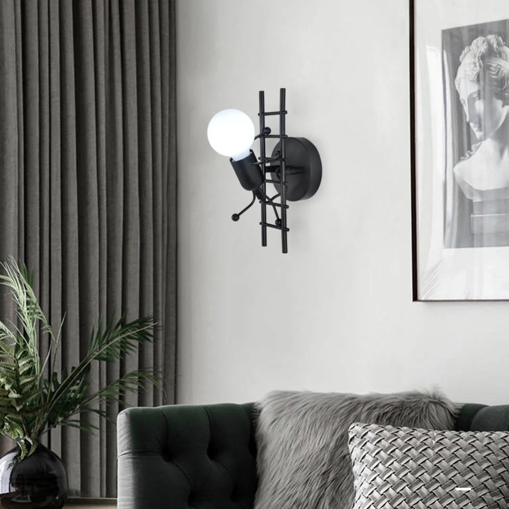 

Retro Industrial Wind LED Wall Lamp Modern Wall Lamp Art Decoration Wall Lamp E27 for Bedroom Kids Room Hallway home decor