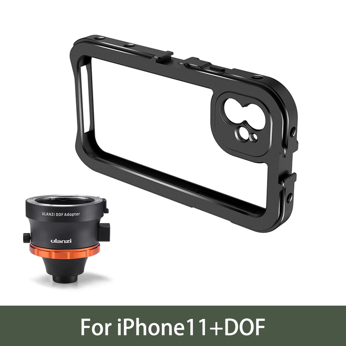 for iphone 11 Ulanzi DOF смартфон полный рамки камера объектив адаптер с чехол для телефона EF Крепление объектива SLR DSLR камера объектив адаптер - Цвет: for iphone 11