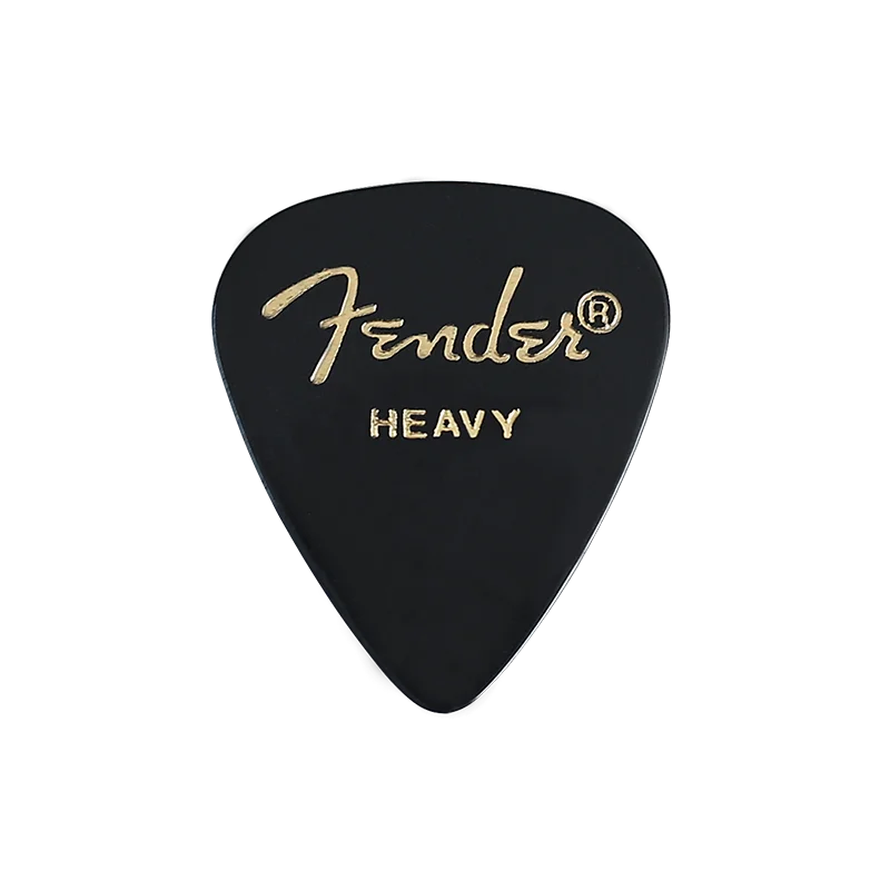 Fender 1 шт. классический медиатор целлюлоидная гитара pick s конфетти акустическая электрическая гладкая гитарная медиатор аксессуары гитарные части - Цвет: D Heavy 1.0mm