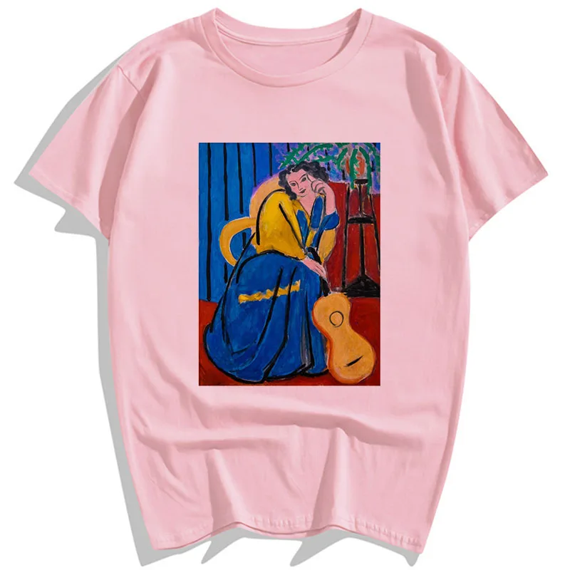 Футболка Matisse Женская свободного покроя повседневный топ с коротким рукавом