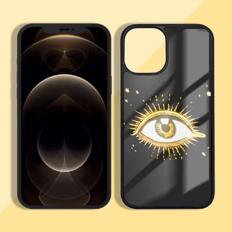 

Evil Eye Phone Case Silicone TPU+PC For iPhone 11 12 mini Pro MAX 5 6 7 8 Plus Samsung Note20 10 Plus S7 8