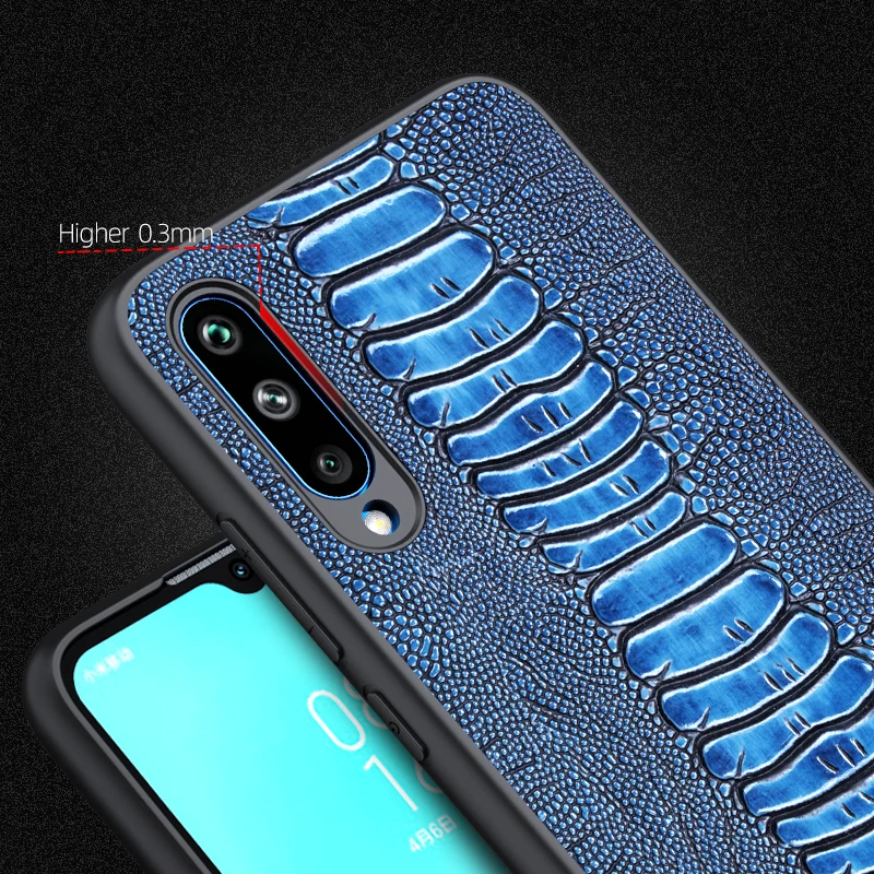 Чехол для телефона Vivo V15 V17 Y3 Y5S Y7S Y19 U3 U20 S1 S5 Z5X Z1 Pro страуса из натуральной кожи чехол