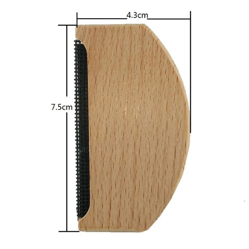 

Wooden Epilator Sweater Clothes Shaver Fabric Clothes Sweater Lint Removers Manual Portable Wooden Lint Trimmer Comb Shaver