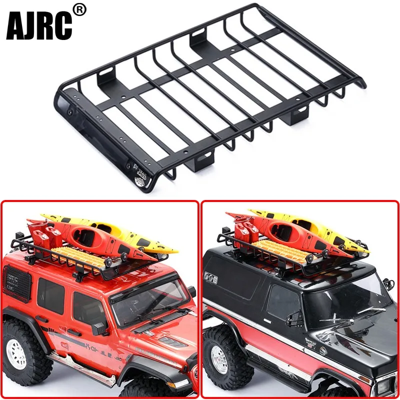 Enlarge Roof Luggage Frame/cargo Basket Luggage Rack/metal Luggage Rack For 1/10 Rc Climbing Car Trx4 Trx6 Axial Scx10 Yikong