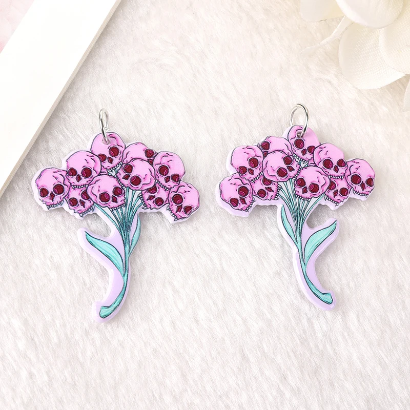 12 шт. подвески в виде готического единорога на Хэллоуин акриловые Призрачного