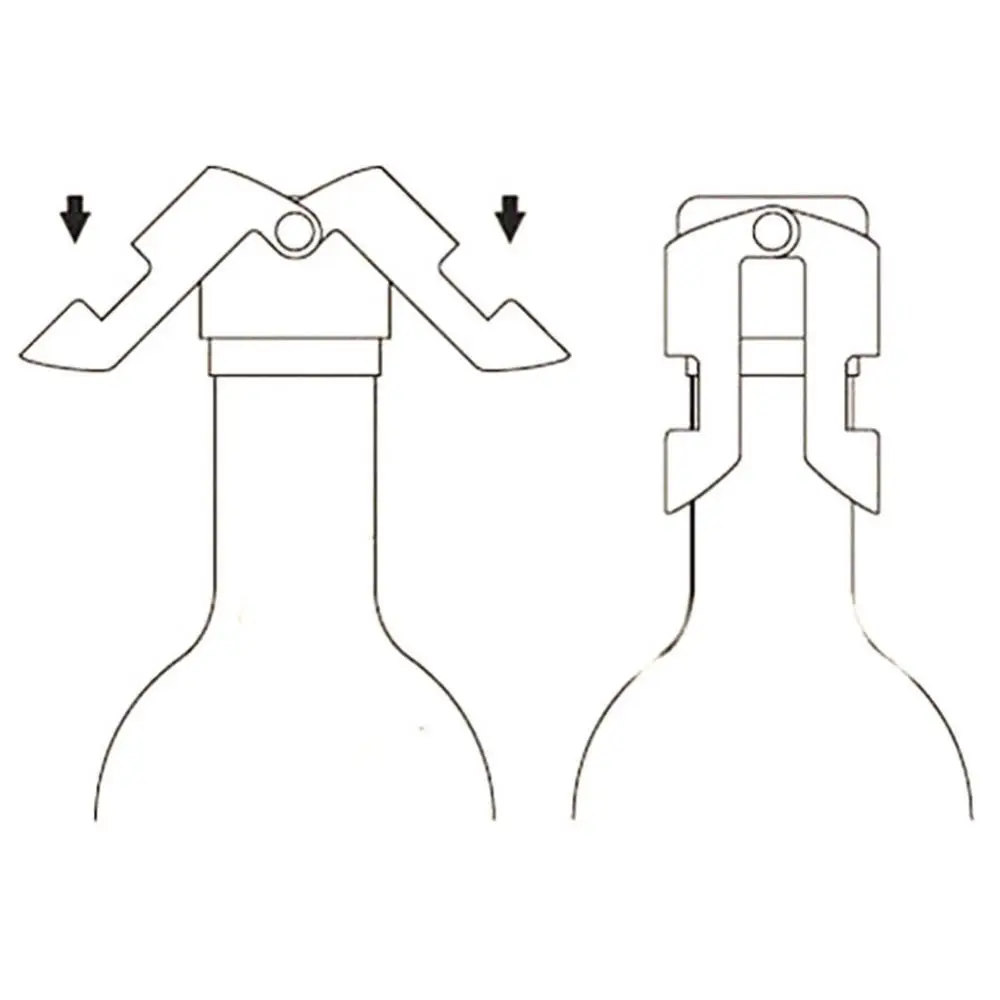 

Dropshipping Vacuum Sealed Sparkling Champagne Wine Bottle Saver Stopper Caped Sealer Tool