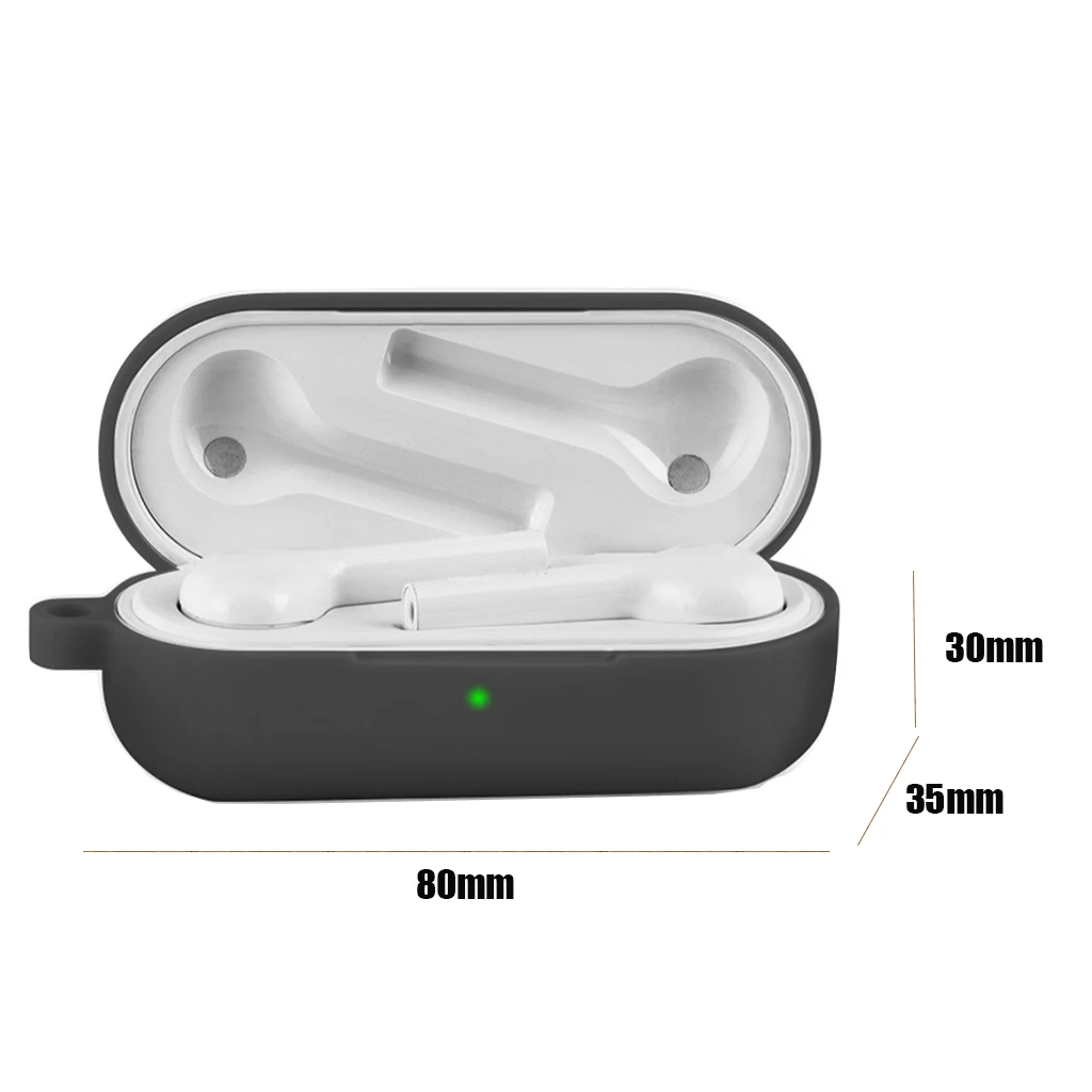 Силиконовый защитный чехол с карабином для Huawei FreeBuds Lite|Аксессуары наушников| |