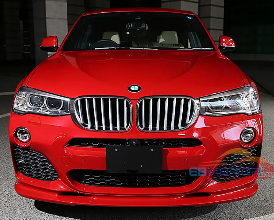 3D Стиль Настоящее углеродное волокно передний спойлер для BMW X4 F26 M-Спортивная