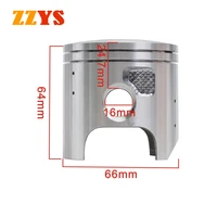 std oversize 25 50 75 100 motorcycle piston and ring kit for kawasaki kdx200 kdx 200 66mm 66 25mm 66 5mm 66 75mm 67mm 200cc