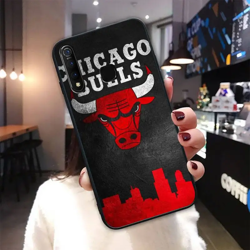 

LJHYDFCNB Cool Digital Art Line Bull Head Phone Case For Vivo X9 9s 20 Plus Y97 83 75 71 69 V15 V17 V5 S