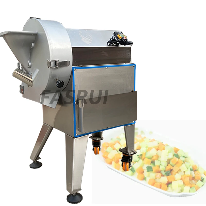 

Commercial Vegetable Dicing Machine Potato Shredder Radish Slicer Multi-Function Vegetable Cutter single Head Vegetable Cutter