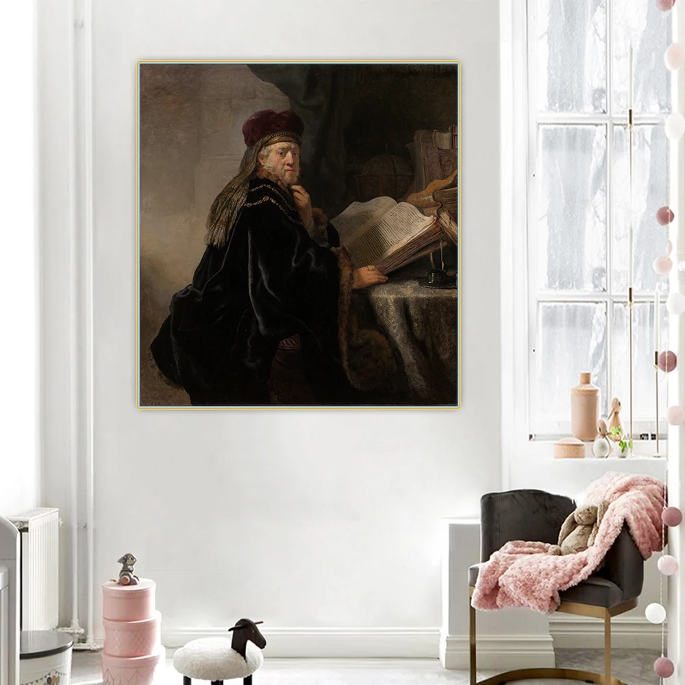 Рисунок на холсте Рембрандт|Рисование и каллиграфия| |