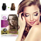 Одноразовый лосьон для окрашивания волос, натуральная краска для волос, шампунь, только 15 минут, краска для волос, шампунь для женщин, 25 мл, краска для волос TSLM1