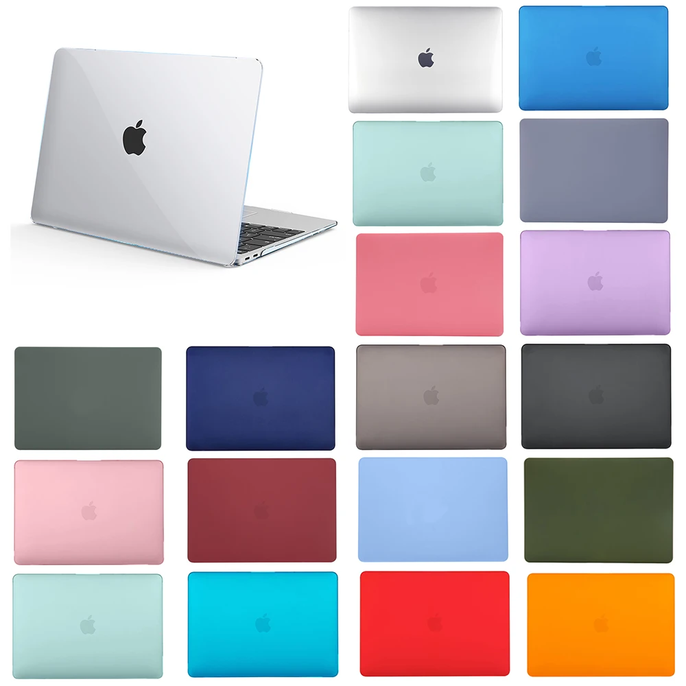 Матовый прорезиненный жесткий чехол + для клавиатуры Macbook Air Pro Retina Touch Bar 11 12 13 15