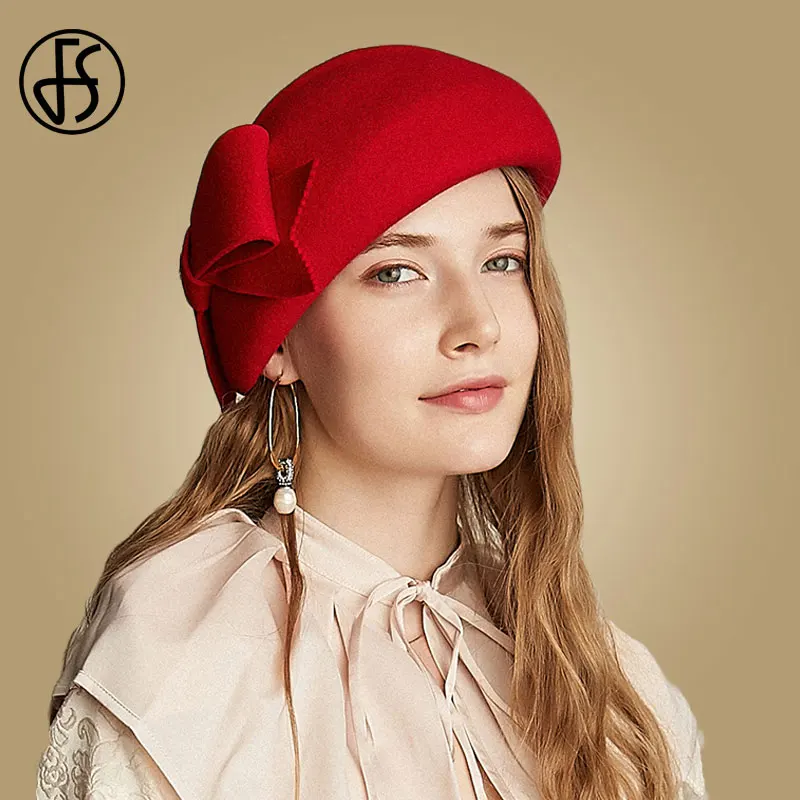 FS розовая шерстяная шляпа для женщин Зимняя мужская на открытом воздухе