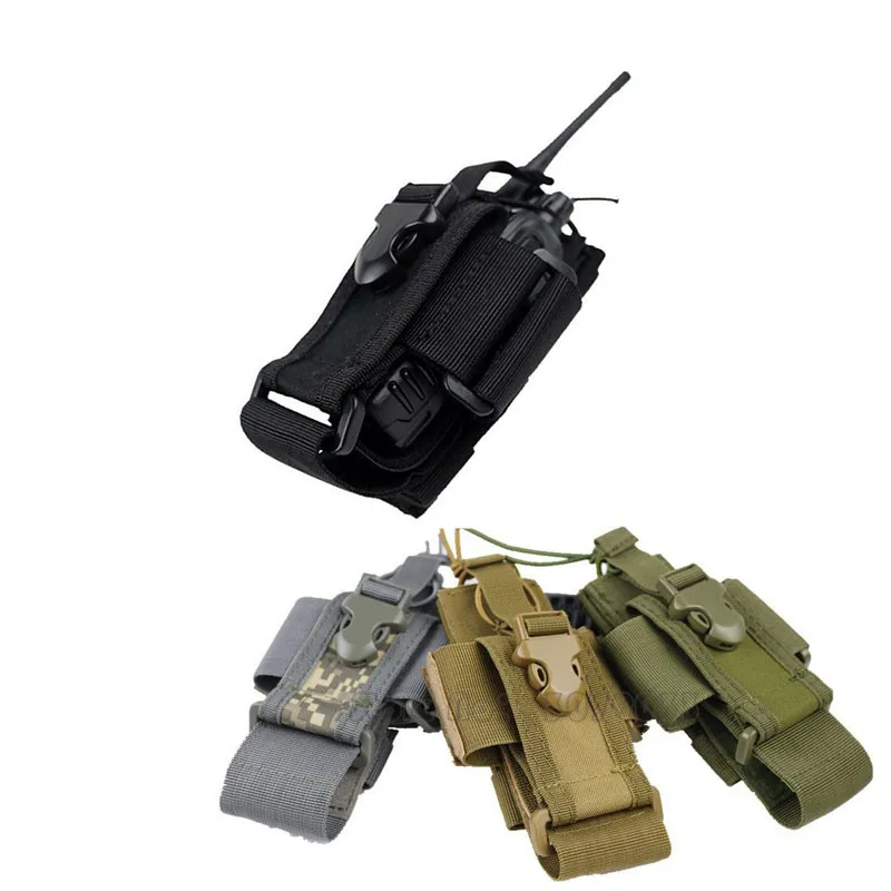 Открытый тактический Спорт Molle Радио Walkie держатель рации сумка Военная