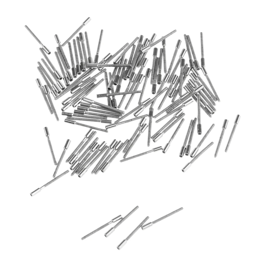 Удлинители стержней резьбы крана 100 шт. для ремонта часов сломанные стержни 8