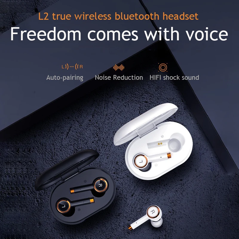 Новинка L2 беспроводные наушники TWS 5 0 bluetooth вкладыши беспроводная Спортивная