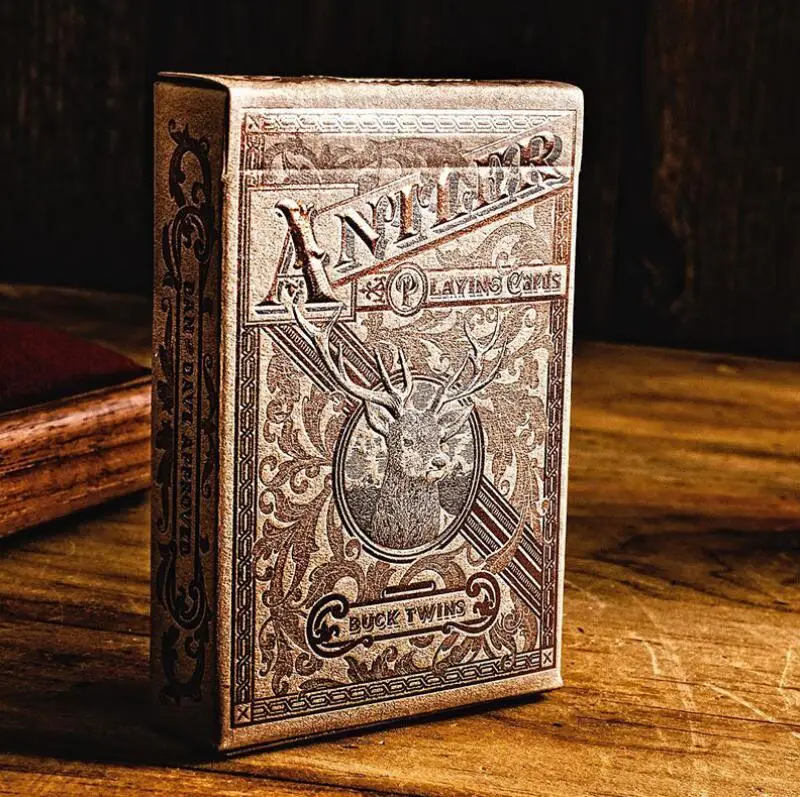 ANTLER BUCK TWINS игральные карты 88*63 мм Волшебная бумажная категория для покера