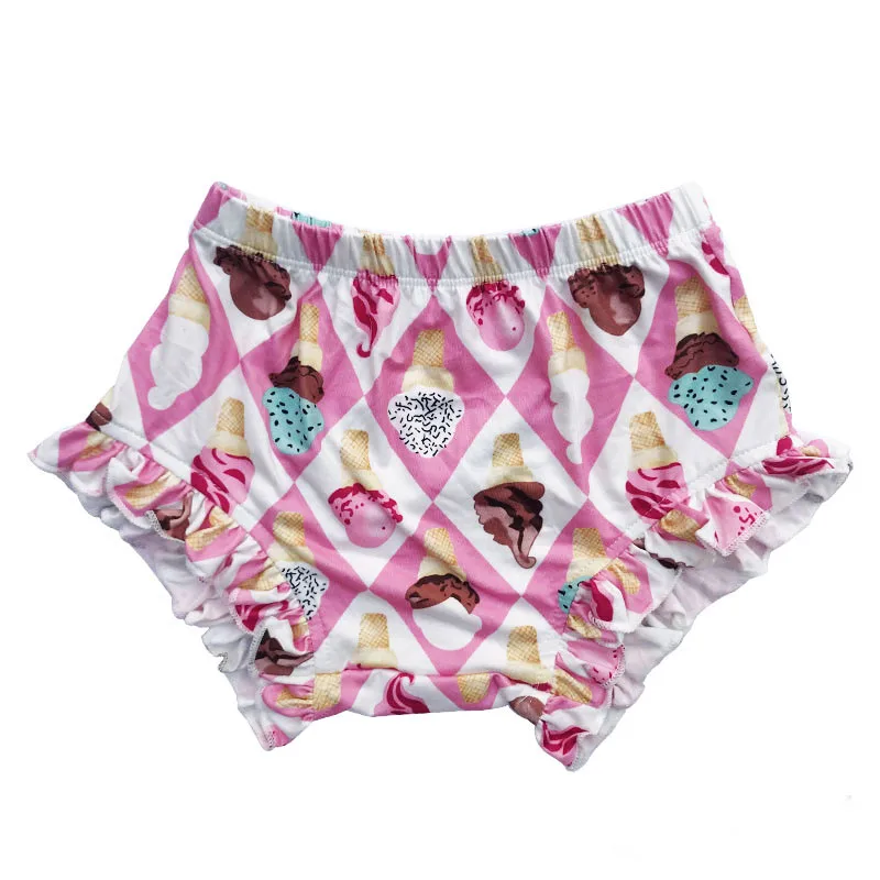 Baby Cotton Ruffle Shorts Lucky Child Flora Bloomers Children Diaper Cover Newborn Flower Short Pant Girls Clothes | Детская одежда и