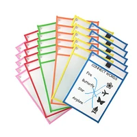 6 dry erase bagsreusable transparent dry erase bagspaper protectorspaper document protection bagsverysuitable for student