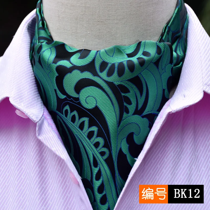 Мужской костюм рубашка с принтом шелковый шарф в Корейском стиле|Мужские