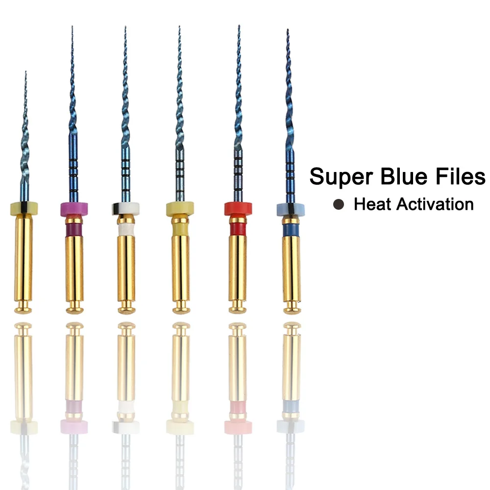 Стоматологическая обработка Niti супер синяя Тепловая активация эндоротационные