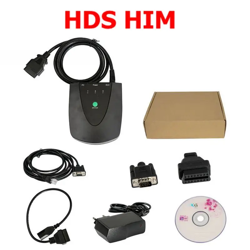 HDS HIM Новейшее программное обеспечение V3.102.051 для Honda HDS HIM диагностический инструмент с двойной платой получить Z-tek конвертировать разъем - Цвет: HDS HIM
