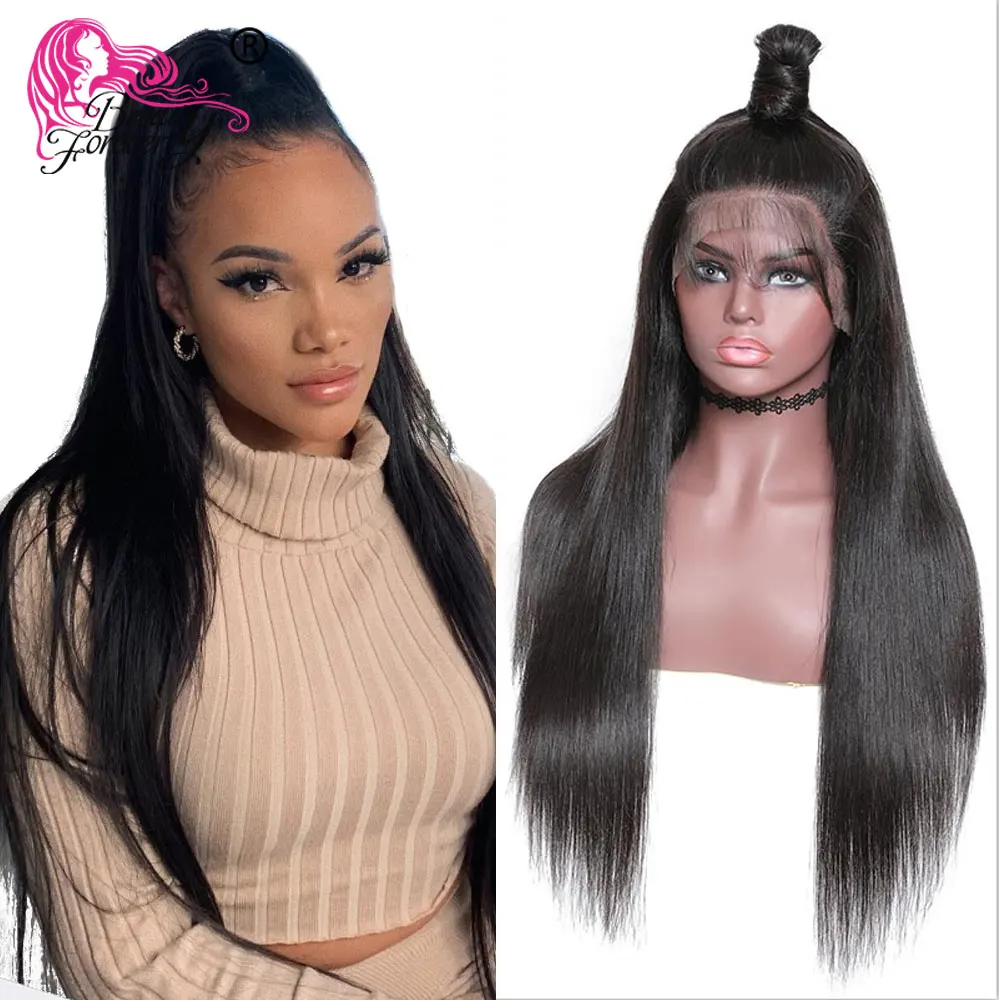 BeautyForever прозрачные кружевные парики 13*4/6 прямые передние бразильские волосы Remy
